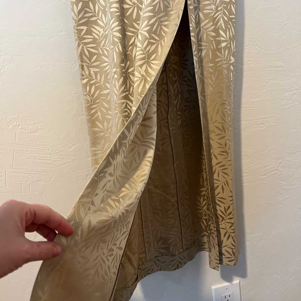 Escada vintage 90s slip style dress with high slit - Picture 7 of 13